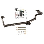 Trailer Tow Hitch For 06-15 Honda Civic Trailer Hitch Tow Receiver w/ Wiring Harness Kit