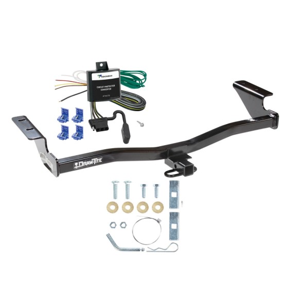 Trailer Tow Hitch For 07-10 Scion tC Trailer Hitch Tow Receiver w/ Wiring Harness Kit