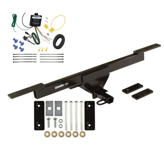 Trailer Tow Hitch For 16-20 Volkswagen Passat w/ Led Taillights w/ Wiring Harness Kit