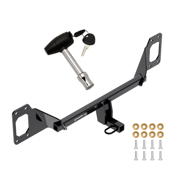 Trailer Tow Hitch For 16-23 Honda Civic w/ Security Lock Pin Key