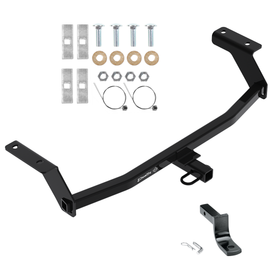 Trailer Tow Hitch For 19-25 Mazda 3 Hatchback Receiver w/ Drawbar Kit