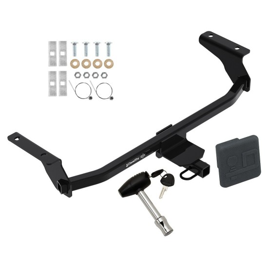 Trailer Tow Hitch For 20-23 Mazda CX-30 1-1/4" Receiver w/ Lock and Cover