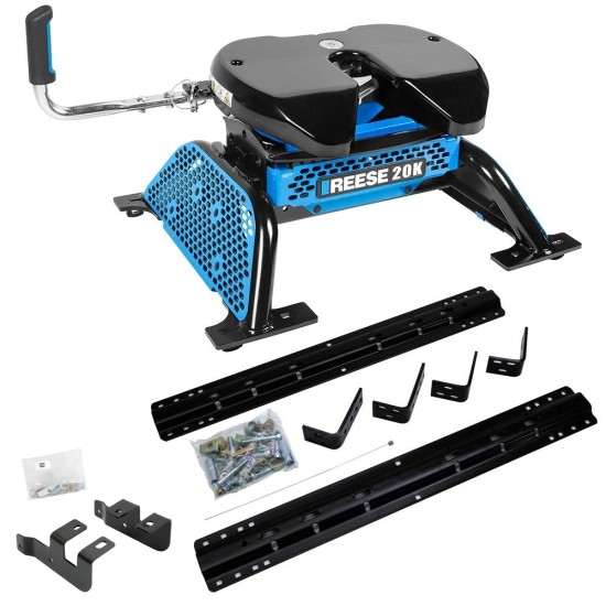 Reese M5 20K Talon Jaw Fifth Wheel Trailer Hitch W/ Rails For 14-22 RAM ...