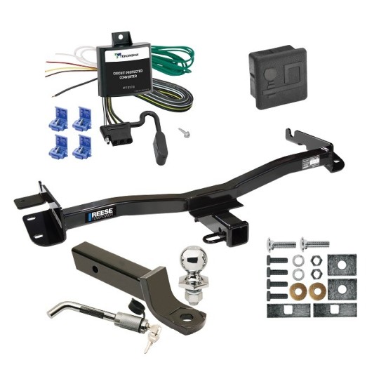 Reese Trailer Tow Hitch For 98-03 Toyota Sienna Deluxe Package Wiring 2" Ball Mount and Lock