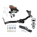 Reese Trailer Tow Hitch For 98-04 Isuzu Rodeo 98-02 Honda Passport w/Under Vehicle Spare w/ Wiring and 1-7/8" Ball