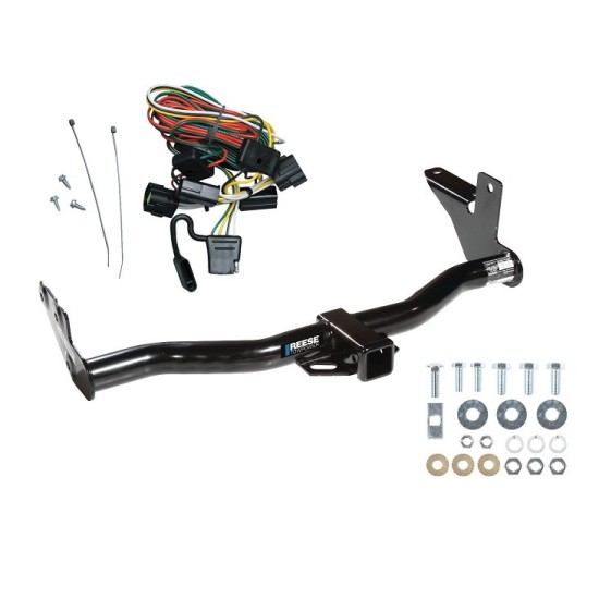 Reese Trailer Tow Hitch For 98-04 Isuzu Rodeo 98-02 Honda Passport w/Under Vehicle Spare w/ Wiring Harness Kit