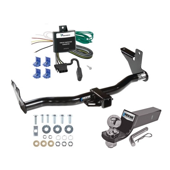 Reese Trailer Tow Hitch For 02-03 Isuzu Axiom w/Under Vehicle Spare Complete Package w/ Wiring and 2" Ball