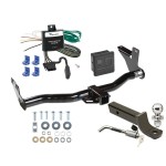 Reese Trailer Tow Hitch For 02-03 Isuzu Axiom w/Under Vehicle Spare Deluxe Package Wiring 2" Ball Mount and Lock