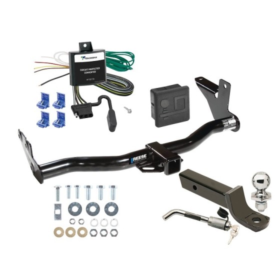 Reese Trailer Tow Hitch For 02-03 Isuzu Axiom w/Under Vehicle Spare Deluxe Package Wiring 2" Ball Mount and Lock