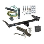 Reese Trailer Tow Hitch For 92-97 Ford Crown Victoria Mercury Grand Marquis Deluxe Package Wiring 2" Ball Mount and Lock