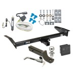 Reese Trailer Tow Hitch For 79-82 Ford LTD 83-91 LTD Crown Victoria 80-83 Lincoln Mark VI 83-91 Mercury Grand Marquis 79-82 Marquis Deluxe Package Wiring 2" Ball Mount and Lock