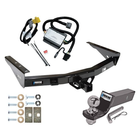 Reese Trailer Tow Hitch For 2000 Toyota Tundra without Factory Towable Bumper Complete Package w/ Wiring and 2" Ball