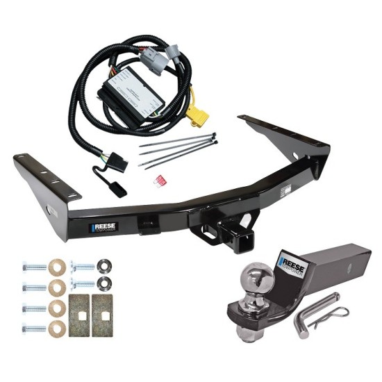 Reese Trailer Tow Hitch For 01-02 Toyota Tundra without Factory Towable Bumper Complete Package w/ Wiring and 2" Ball