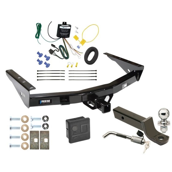 Reese Trailer Tow Hitch For 03-06 Toyota Tundra without Factory Towable Bumper Deluxe Package Wiring 2" Ball Mount and Lock