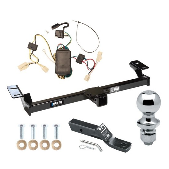 Reese Trailer Tow Hitch For 01-05 Toyota RAV4 Complete Package w/ Wiring and 1-7/8" Ball