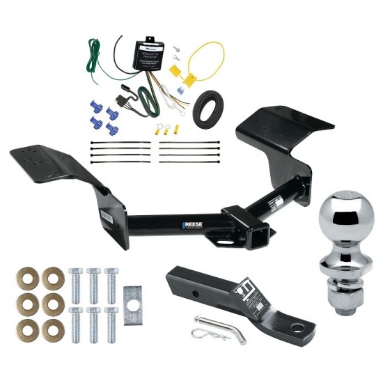 Reese Trailer Tow Hitch For 04-09 Cadillac SRX w/o Sport Package Fascia Complete Package w/ Wiring and 1-7/8" Ball