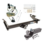 Reese Trailer Tow Hitch For 87-95 Chevy GMC G10 G20 G30 G1500 G2500 G3500 Complete Package w/ Wiring and 2" Ball