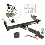 Reese Trailer Tow Hitch For 87-95 Chevy GMC G10 G20 G30 G1500 G2500 G3500 Deluxe Package Wiring 2" Ball Mount and Lock