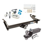 Reese Trailer Tow Hitch For 78-86 Chevy GMC G10 G20 G30 G1500 G2500 G3500 96 Classic Sport Vandura Rally Complete Package w/ Wiring and 2" Ball