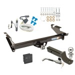 Reese Trailer Tow Hitch For 78-86 Chevy GMC G10 G20 G30 G1500 G2500 G3500 96 Classic Sport Vandura Rally Deluxe Package Wiring 2" Ball Mount and Lock