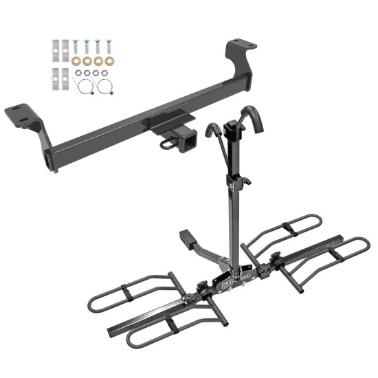 Reese Trailer Tow Hitch For 20-24 Ford Escape Except Hybrid 1-1/4" Receiver Class 2 Platform Style 2 Bike Rack