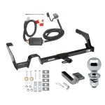 Reese Trailer Tow Hitch For 00-04 Subaru Outback Wagon Except Sport Complete Package w/ Wiring Draw Bar Kit and 2" Ball