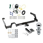 Trailer Tow Hitch For 00-04 Subaru Outback Legacy Complete Package w/ Wiring Draw Bar and 1-7/8" Ball