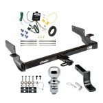 Trailer Tow Hitch For 00-05 Cadillac DeVille 06-11 DTS Complete Package w/ Wiring Draw Bar and 1-7/8" Ball