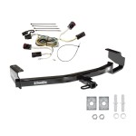 Trailer Tow Hitch For 04-07 Chrysler Dodge Town & Country Grand Caravan Except w/Stow & Go Seats w/ Wiring Harness Kit