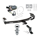 Trailer Tow Hitch For 96-00 Chrysler Dodge Plymouth Town & Country Grand Caravan Voyager Complete Package w/ Wiring Draw Bar and 1-7/8" Ball