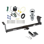 Trailer Tow Hitch For 01-09 Volvo S60 01-07 V70 03-07 XC70 Complete Package w/ Wiring Draw Bar and 1-7/8" Ball