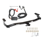 Trailer Tow Hitch For 98-08 Subaru Forester All Styles w/ Plug & Play Wiring Kit Class 2