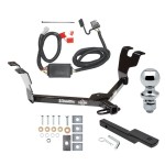 Trailer Tow Hitch For 05-07 Subaru Legacy 05-09 Outback Wagon Complete Package w/ Wiring Draw Bar and 1-7/8" Ball