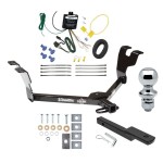 Trailer Tow Hitch For 05-09 Subaru Legacy 05-07 Outback Sedan Complete Package w/ Wiring Draw Bar and 1-7/8" Ball