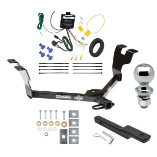 Trailer Tow Hitch For 05-09 Subaru Legacy 05-07 Outback Sedan Complete Package w/ Wiring Draw Bar Kit and 2" Ball