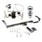 Trailer Tow Hitch For 02-06 Toyota Camry 4 Dr. Sedan Complete Package w/ Wiring Draw Bar Kit and 2" Ball