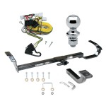 Trailer Tow Hitch For 97-01 Toyota Camry 4 Dr. Sedan Complete Package w/ Wiring Draw Bar and 1-7/8" Ball