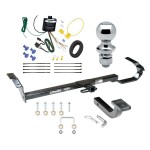 Trailer Tow Hitch For 97-06 Lexus ES300 ES330 4 Dr. 92-96 Toyota Camry Complete Package w/ Wiring Draw Bar and 1-7/8" Ball