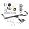 Trailer Tow Hitch For 97-06 Lexus ES300 ES330 4 Dr. 92-96 Toyota Camry Complete Package w/ Wiring Draw Bar Kit and 2" Ball