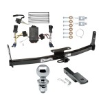 Trailer Tow Hitch For 02-07 Saturn Vue Except Redline Complete Package w/ Wiring Draw Bar Kit and 2" Ball