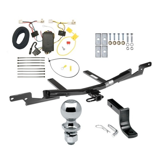 Reese Trailer Tow Hitch For 07-11 Toyota Camry Sedan Complete Package w/ Wiring Draw Bar Kit and 2" Ball