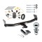 Trailer Tow Hitch For 07-10 Jeep Compass 07 Patriot Complete Package w/ Wiring Draw Bar Kit and 2" Ball