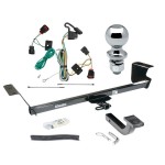 Trailer Tow Hitch For 09-12 Volkswagen Routan Complete Package w/ Wiring Draw Bar Kit and 2" Ball