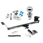 Trailer Tow Hitch For 13-14 Volkswagen Routan Canada Only Complete Package w/ Wiring Draw Bar Kit and 2" Ball