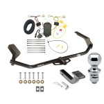 Trailer Tow Hitch For 09-16 Toyota Venza Complete Package w/ Wiring Draw Bar and 1-7/8" Ball