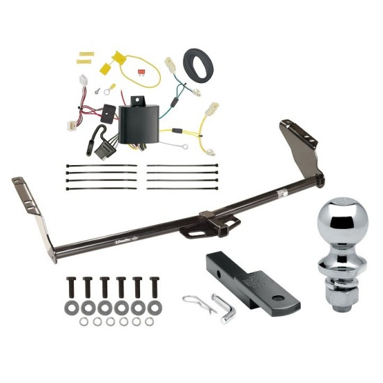 Trailer Tow Hitch For 11-20 Toyota Sienna Complete Package w/ Wiring Draw Bar and 1-7/8" Ball