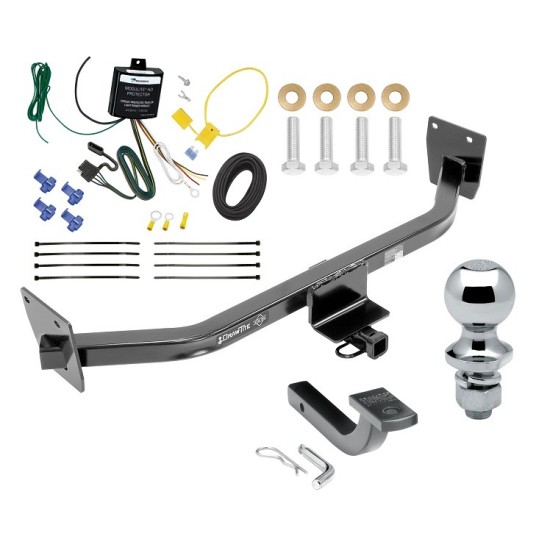 Trailer Tow Hitch For 14-17 KIA Rondo Canada Only Complete Package w/ Wiring Draw Bar and 1-7/8" Ball