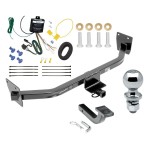 Trailer Tow Hitch For 14-17 KIA Rondo Canada Only Complete Package w/ Wiring Draw Bar Kit and 2" Ball