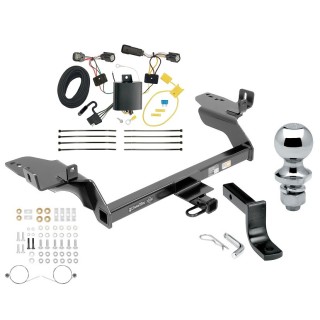 Trailer Tow Hitch For 17-18 Ford Escape All Styles Complete Package w/ Wiring Draw Bar and 1-7/8" Ball