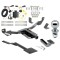 Trailer Tow Hitch For 13-19 Chevy Malibu Except LTZ & Canada Models Class 2 Complete Package w/ Wiring Draw Bar Kit and 2" Ball